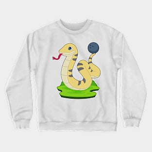 Snake Bowling Bowling ball Crewneck Sweatshirt